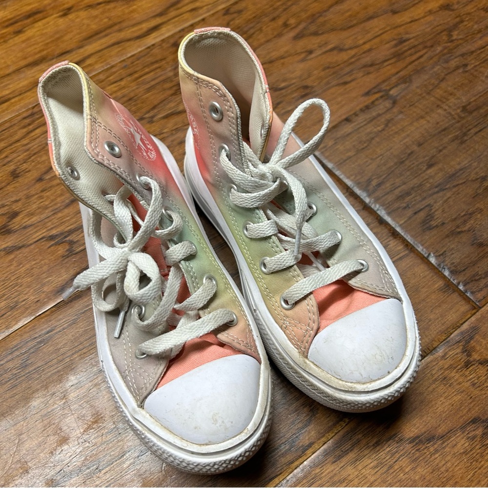 Converse chuck Taylor all star tie dye platform sneaker